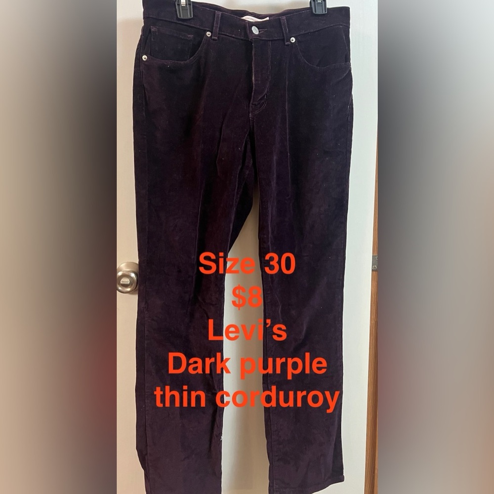 Levi's Rich Purple Trousers